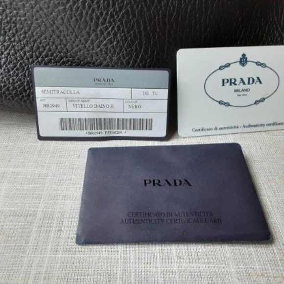 Genuine Black Leather Prada Bag - Picture 9 of 11